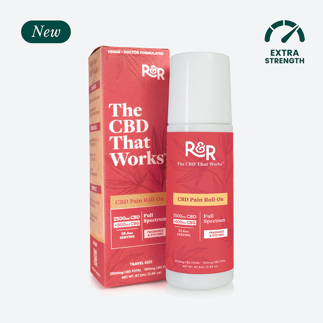 R&R CBD Pain Roll-On  (CBD + CBG)