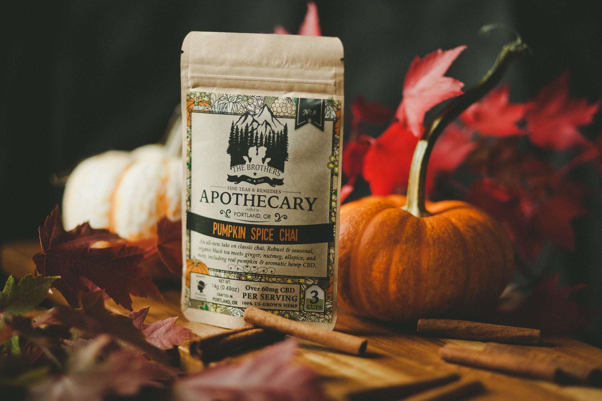 The Brothers Apothecary Pumpkin Spice Chai Hemp Tea