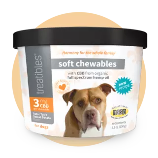 Treatibles Canine Soft Chews 3mg