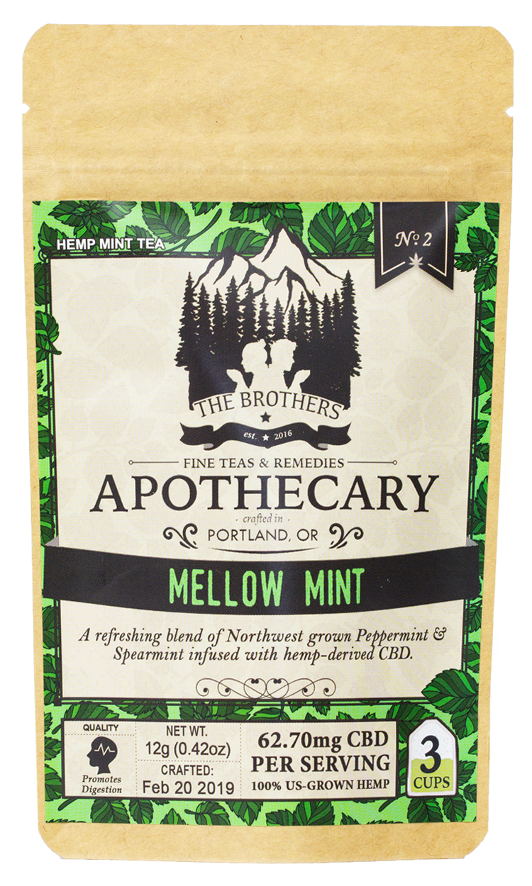 The Brothers Apothecary Mellow Mint Hemp Tea