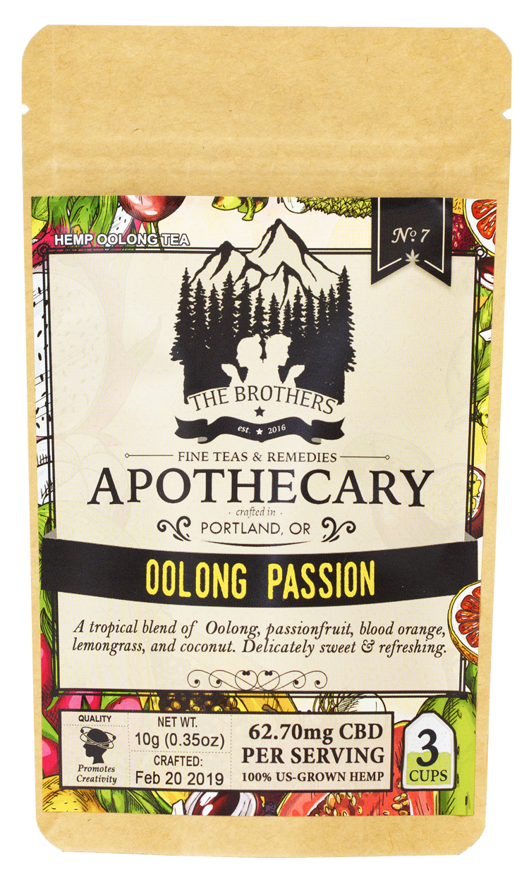 The Brothers Apothecary Oolong Passion Hemp Tea